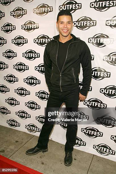 Actor Wilson Cruz arrives at the closing night of Outfest's Fusion: 6th Annual Los Angeles LGBT People Of Color Film Festival at The Egyptian Theater...