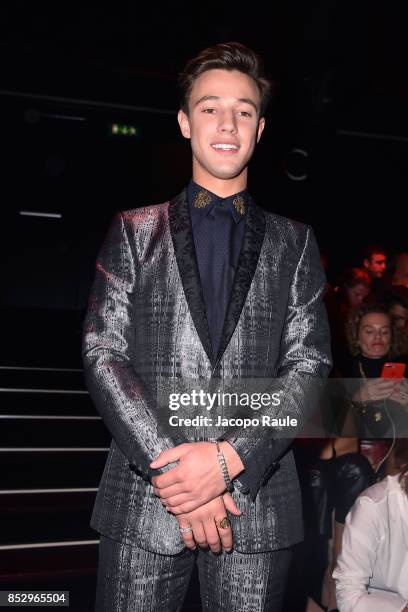 Cameron Dallas attends the Dolce & Gabbana show during Milan Fashion Week Spring/Summer 2018 on September 24, 2017 in Milan, Italy.