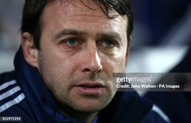 Bolton Wanderers' manager Dougie Freedman during the Sky Bet Championship match at Loftus Road, London.