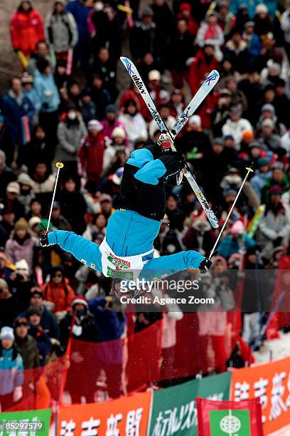 Hannah Kearney of United States of America takes 3rd place during the FIS Freestyle World Championships - Women's Dual Moguls event on March 8, 2009...