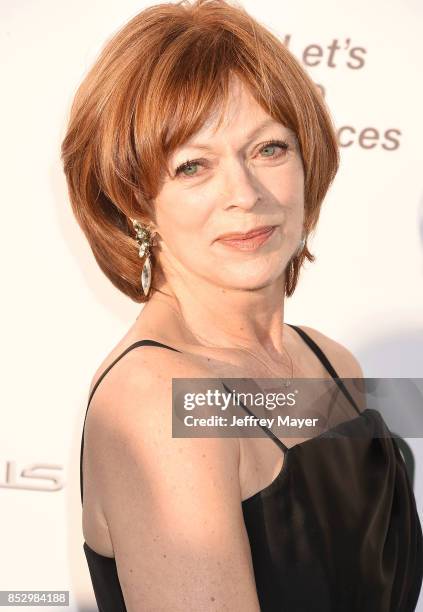 Actress Frances Fisher arrives at the 27th Annual EMA Awards at Barker Hangar on September 23, 2017 in Santa Monica, California.