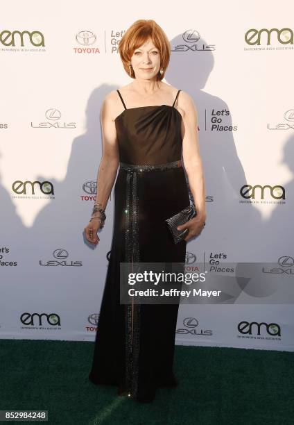 Actress Frances Fisher arrives at the 27th Annual EMA Awards at Barker Hangar on September 23, 2017 in Santa Monica, California.