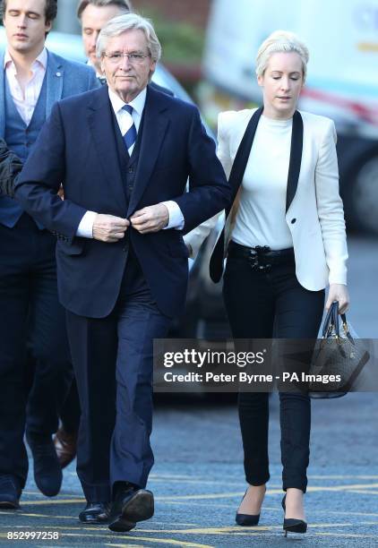 Coronation Street actor William Roache arrives at Preston Crown Court, with daughter Verity, where he denies two counts of raping a 15-year-old girl...