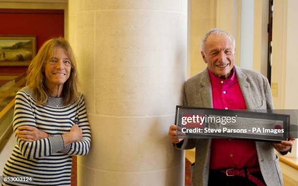 Lord Richard Rogers, with his wife Ruth Rogers, receives the Freedom of the City at Guildhall Art Gallery, in recognition of his contribution to...
