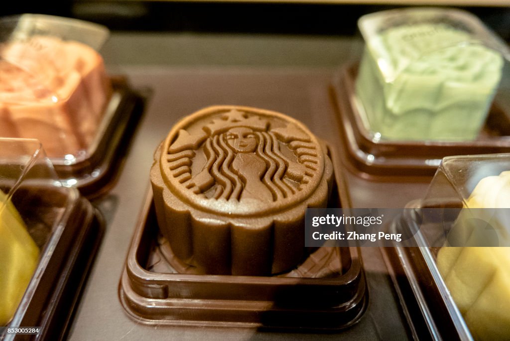 Starbucks Moon cakes.  Every year, Starbucks will supply the...