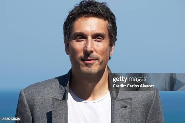 Vincent Elbaz attend the 'To The Top' photocall during 65th San Sebastian Film Festival on September 24, 2017 in San Sebastian, Spain.