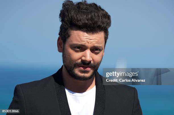 Kev Adams attends the 'To The Top' photocall during 65th San Sebastian Film Festival on September 24, 2017 in San Sebastian, Spain.