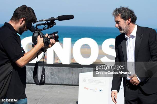 Stephane Dan attends 'To The Top' photocall during 65th San Sebastian Film Festival on September 24, 2017 in San Sebastian, Spain.