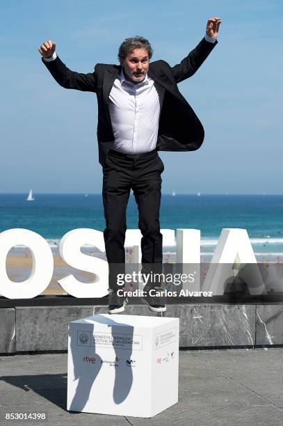 Stephane Dan attends the 'To The Top' photocall during 65th San Sebastian Film Festival on September 24, 2017 in San Sebastian, Spain.