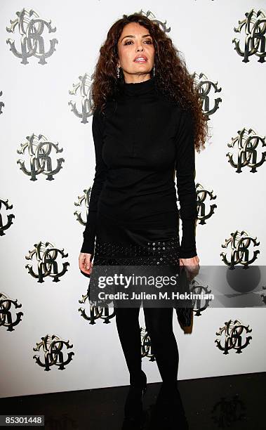 Alef Jnifen attends the Roberto Cavalli opening boutique party during Paris Fashion Week ready-to-wear Autumn / Winter 2009 on March 7, 2009 in...