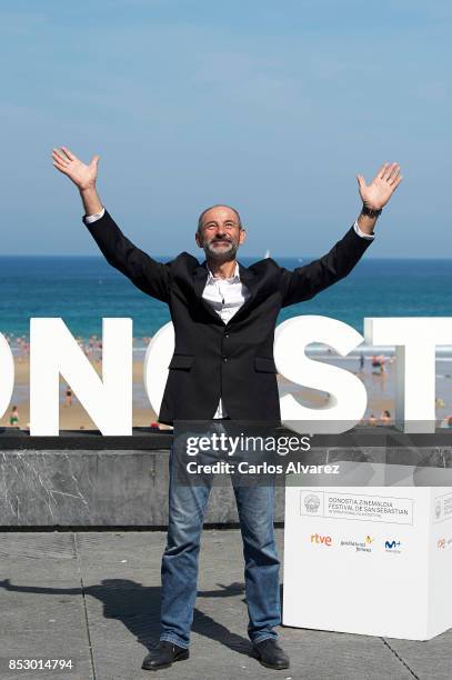 Stephane Dan attends the 'To The Top' photocall during the 65th San Sebastian Film Festival on September 24, 2017 in San Sebastian, Spain.