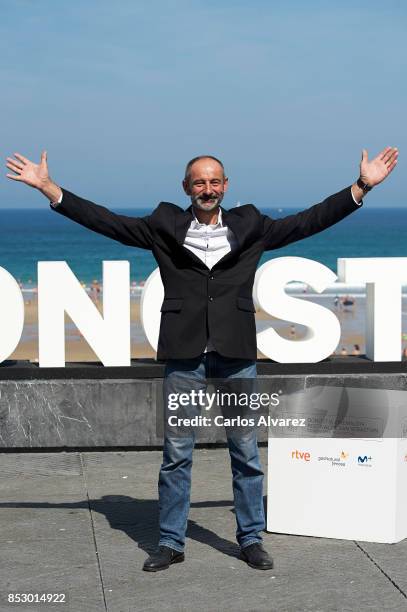 Stephane Dan attends the 'To The Top' photocall during the 65th San Sebastian Film Festival on September 24, 2017 in San Sebastian, Spain.