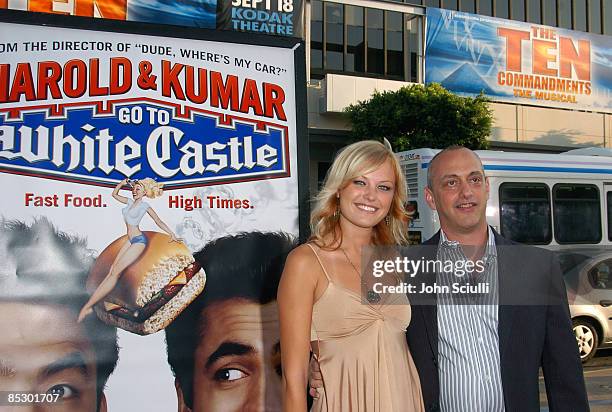 Malin Akerman and Danny Leiner, director
