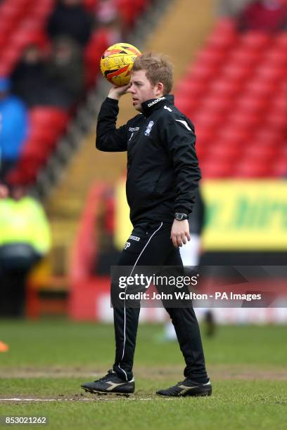 Birmingham City Assistant Sports Scientist Tom Page