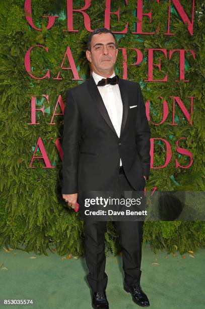 Antonio Berardi attends the Green Carpet Fashion Awards, Italia, for the Green Carpet Challenge at Teatro Alla Scala on September 24, 2017 in Milan,...