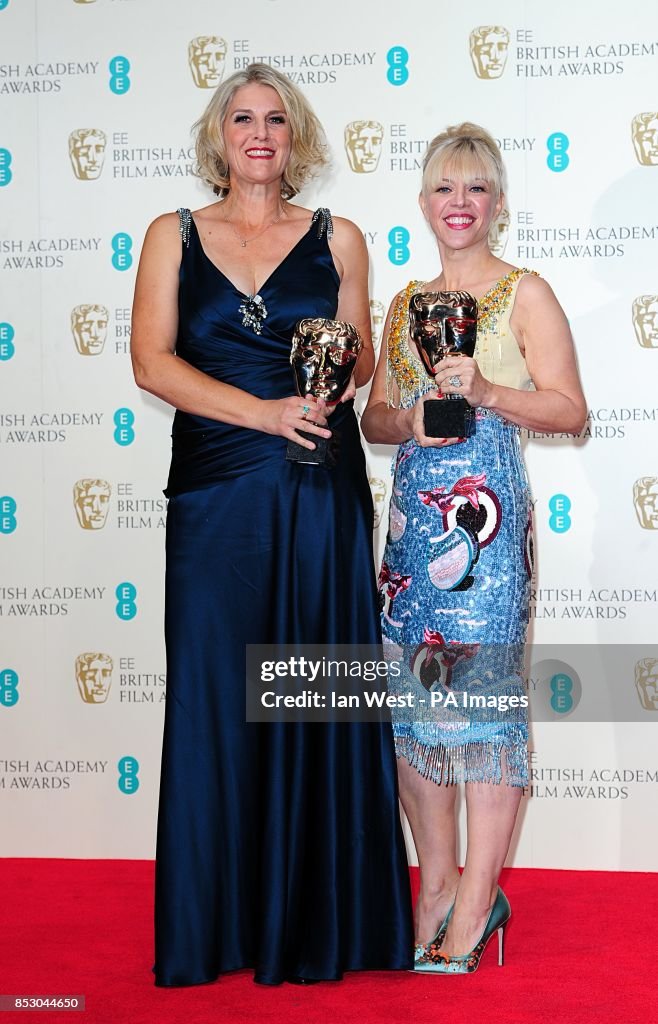 BAFTA Film Awards 2014 - Press Room - London