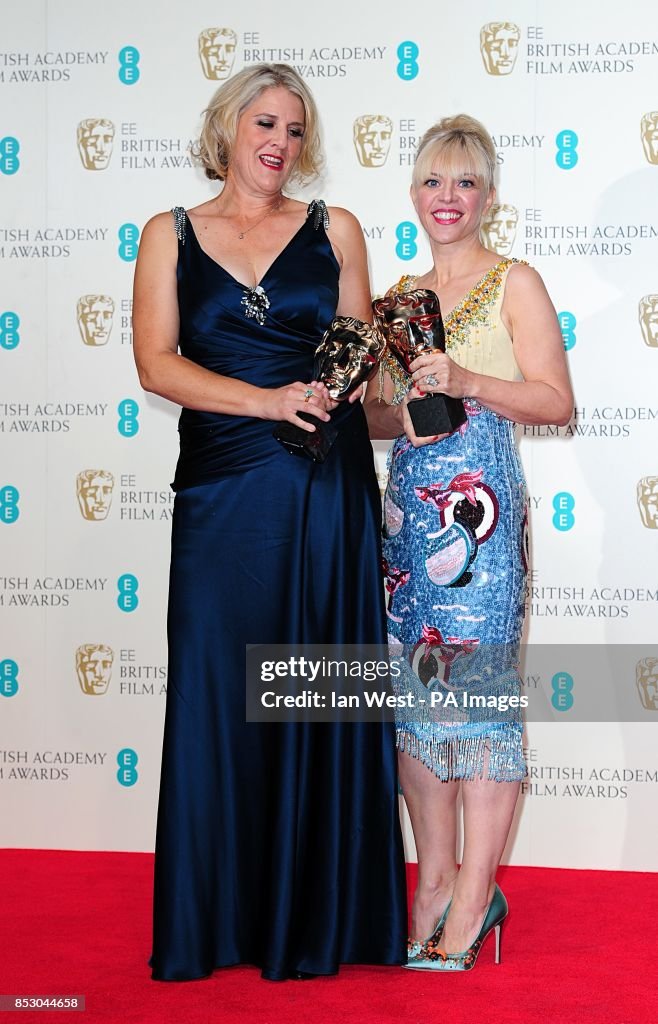 BAFTA Film Awards 2014 - Press Room - London