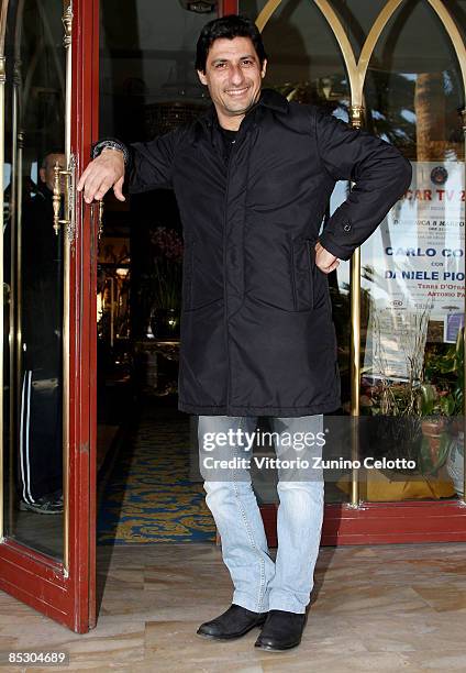 Emilio Solfrizzi attends the "2009 Oscar TV" Photocall held at Hotel Londra on March 08, 2009 in Sanremo, Italy.