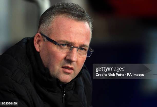 Aston Villa manager Paul Lambert