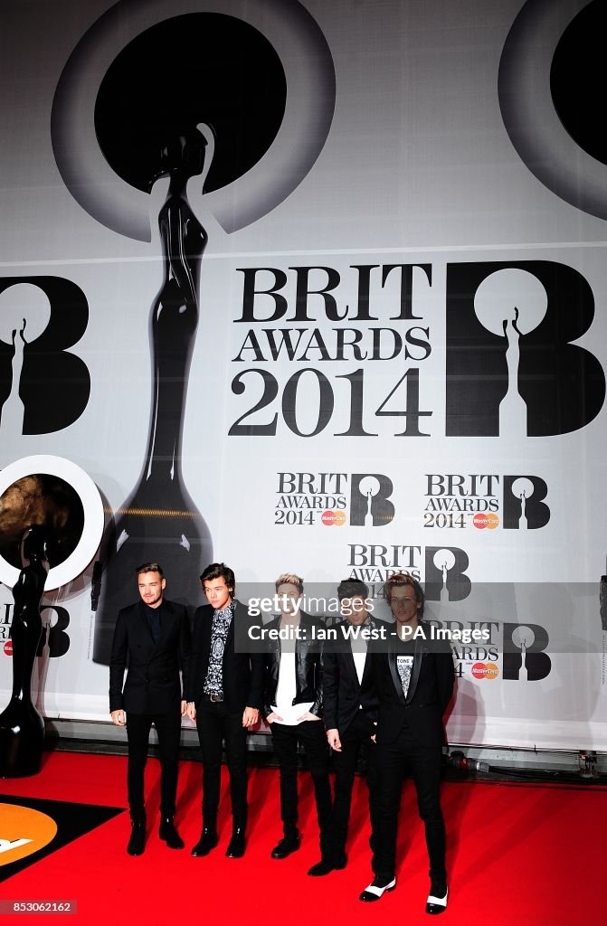 Brit Awards 2014 - Arrivals - London