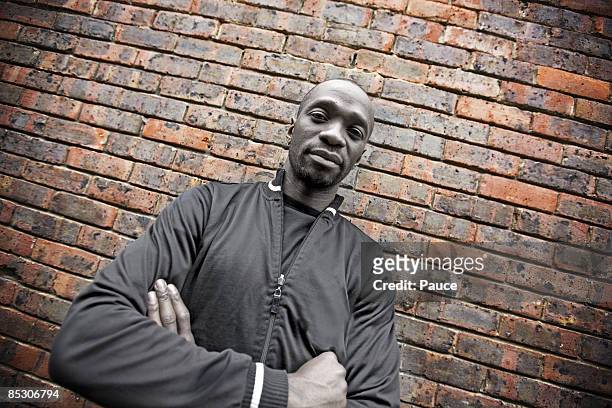 Football player Claude Makelele poses at a portrait session for Sportweek in London on April 3, 2008. .