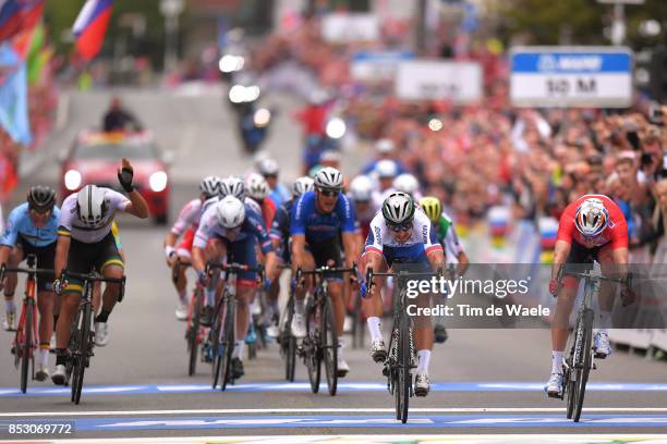 90th Road World Championships 2017 / Men Elite Road Race Arrival / Sprint / Peter SAGAN / Alexander KRISTOFF / Michael MATTHEWS / Matteo TRENTIN /...