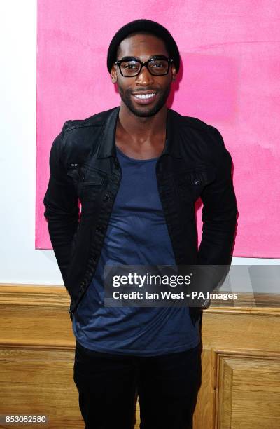 Tinie Tempah attending a celebrity music screening of Ride Along at The Soho Hotel, London. PRESS ASSOCIATION Photo. Picture date: Tuesday February...