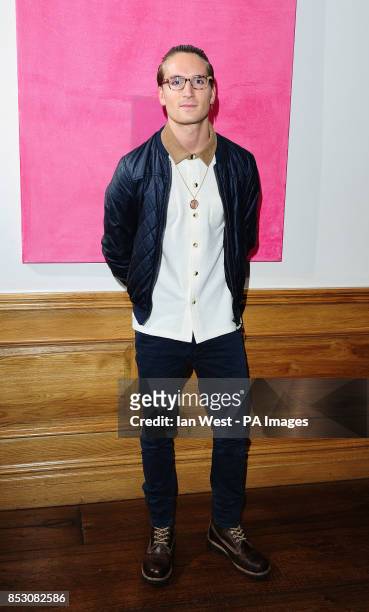 Oliver Proudlock attending a celebrity music screening of Ride Along at The Soho Hotel, London.