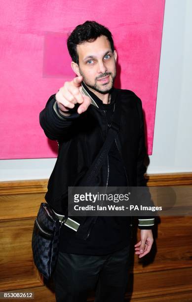 Dynamo attending a celebrity music screening of Ride Along at The Soho Hotel, London.