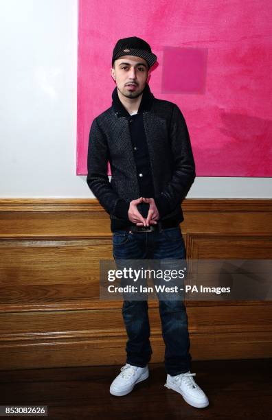 Adam Deacon attending a celebrity music screening of Ride Along at The Soho Hotel, London.