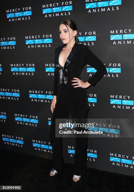 Actress Harley Quinn Smith attends the Mercy For Animals' Annual Hidden Heroes Gala at Vibiana on September 23, 2017 in Los Angeles, California.