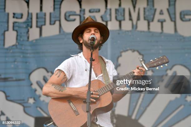 Langhorne Slim performs during Pilgrimage Music & Cultural Festival on September 24, 2017 in Franklin, Tennessee.