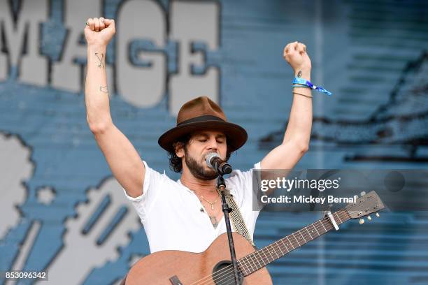 Langhorne Slim performs during Pilgrimage Music & Cultural Festival on September 24, 2017 in Franklin, Tennessee.