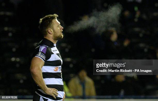 Widnes Vikings Paul Clough makes his debut against Huddersfield Giants, during the First Utility Super League match at the Select Security Stadium,...