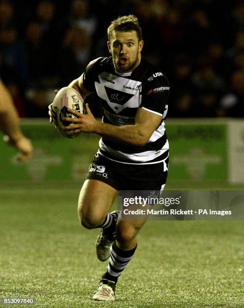 Widnes Vikings Paul Clough makes his debut against Huddersfield Giants, during the First Utility Super League match at the Select Security Stadium,...