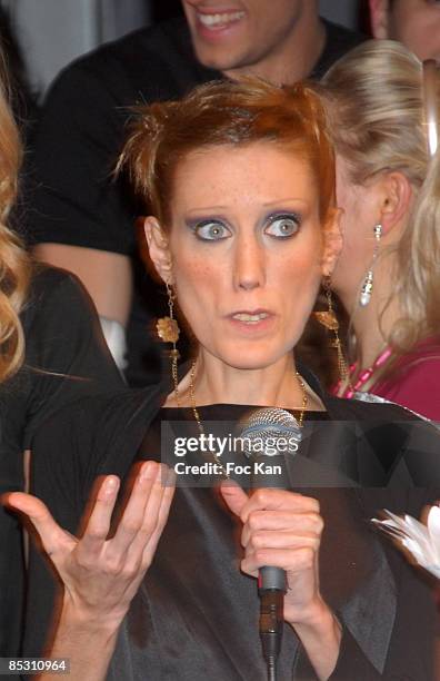 Isabelle Caro and Guests attend the Casting Magazine Top Model 2008 Finale at the Salons Du Louvre on March 31, 2008 in Paris, France.