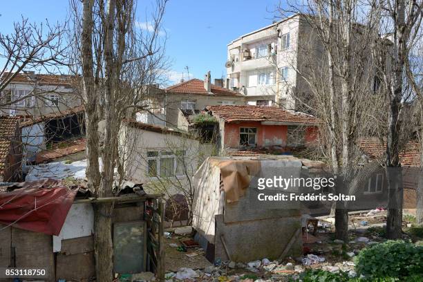 The historic area of Sulukule in Istanbul. Sulukule is a historic settlement in the Fatih district of Istanbul. It is within the area of Istanbul's...