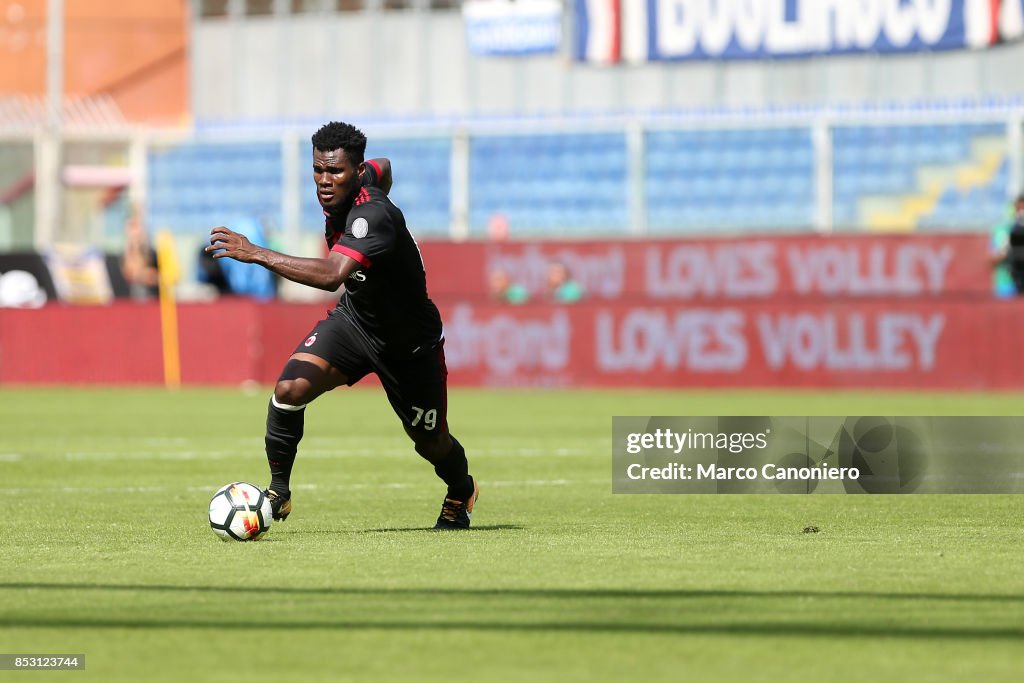 Franck Kessie of Ac Milan  in action during the Serie A...