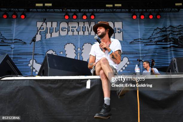 Langhorne Slim performs at Pilgrimage Music & Cultural Festival on September 24, 2017 in Franklin, Tennessee.