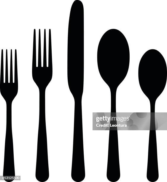 besteck - löffel stock-grafiken, -clipart, -cartoons und -symbole