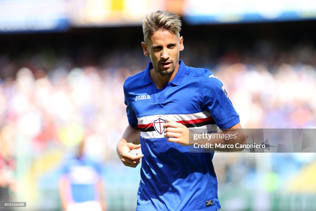 Gaston Ramirez  of UC Sampdoria in action   during the Serie...