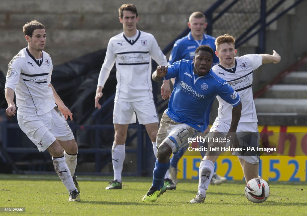 Soccer - William Hill Scottish Cup - Quarter Final - Raith Rovers v St Johnstone - Starks Park