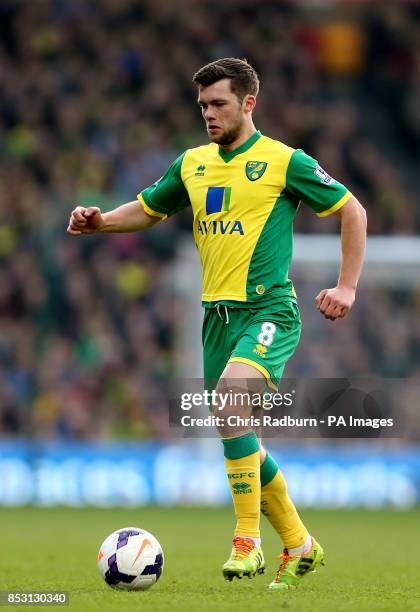 Norwich City's Jonathan Howson in action