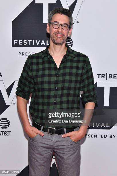 Steve Bodow attends the Tribeca TV Festival conversation with Trevor Noah and the writers of the Daily Show at Cinepolis Chelsea on September 24,...