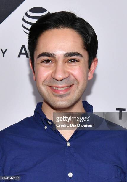 Zhubin Parang attends the Tribeca TV Festival conversation with Trevor Noah and the writers of the Daily Show at Cinepolis Chelsea on September 24,...
