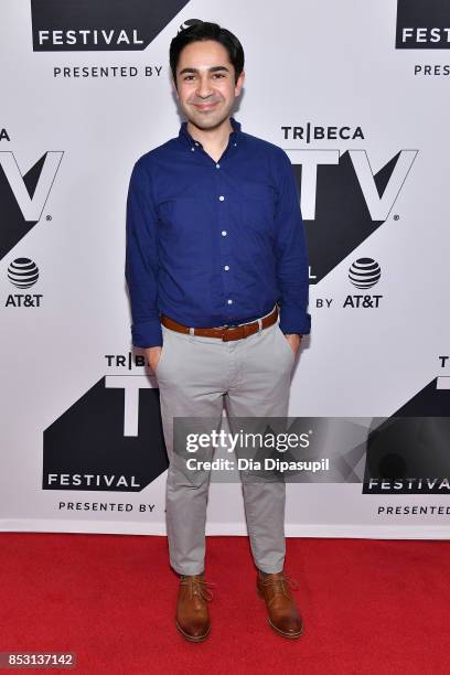 Zhubin Parang attends the Tribeca TV Festival conversation with Trevor Noah and the writers of the Daily Show at Cinepolis Chelsea on September 24,...