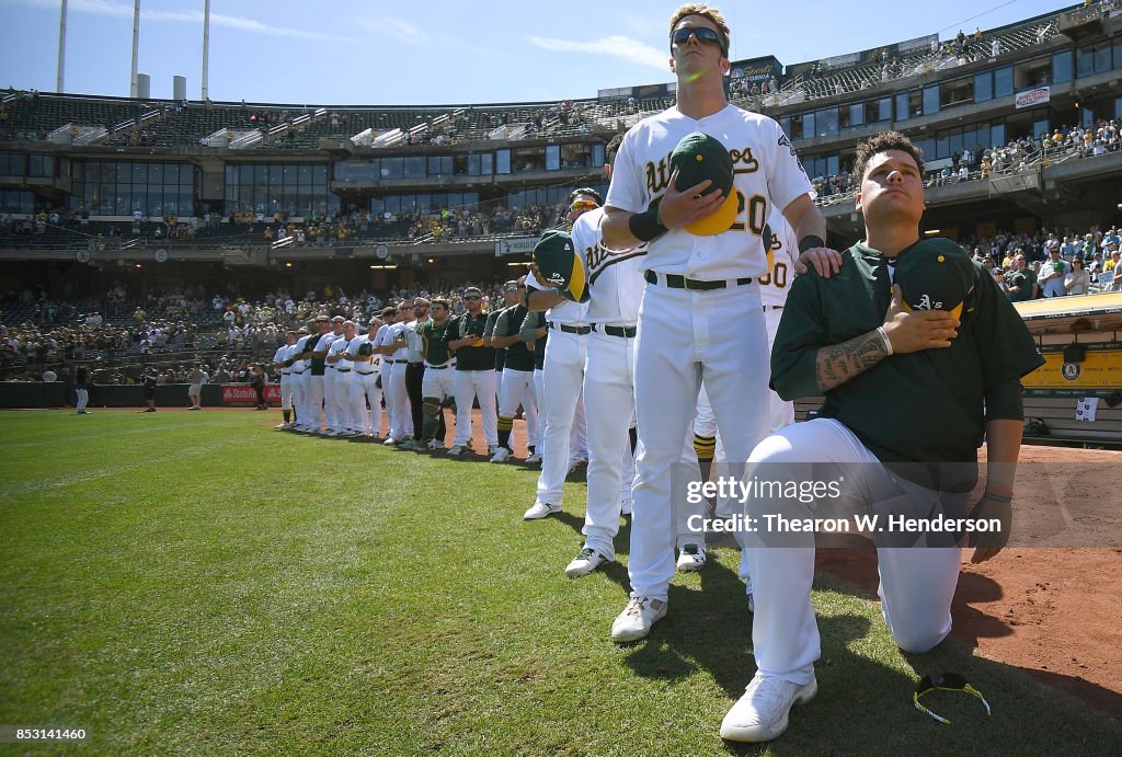 Texas Rangers v Oakland Athletics