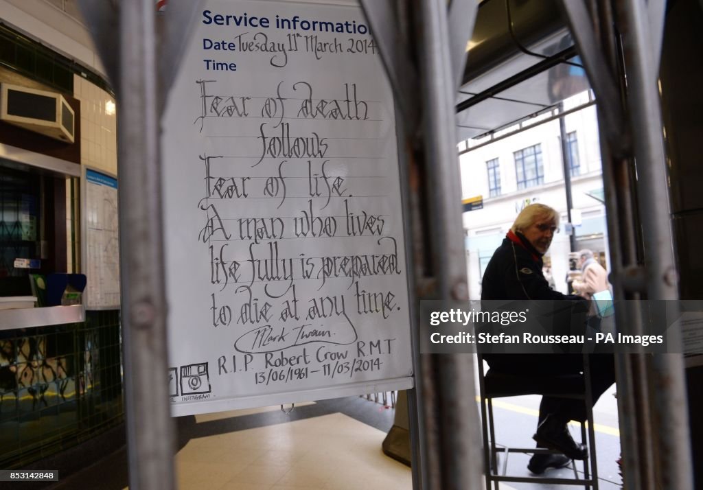 Bob Crow death