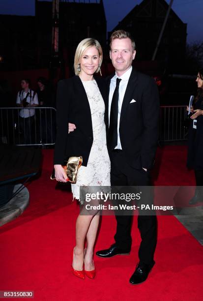 Jenni Falconer and James Midgley attending the British Academy Games Awards at Tobacco Dock, London.