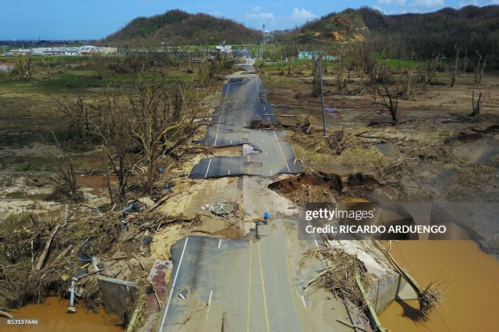 TOPSHOT-WEATHER-HURRICANE-CARIBBEAN-PUERTORICO